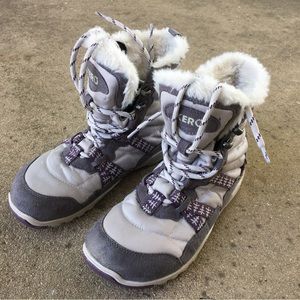 XERO Shoes Womens Alpine Boots 7.5 38 Purple VGUC.